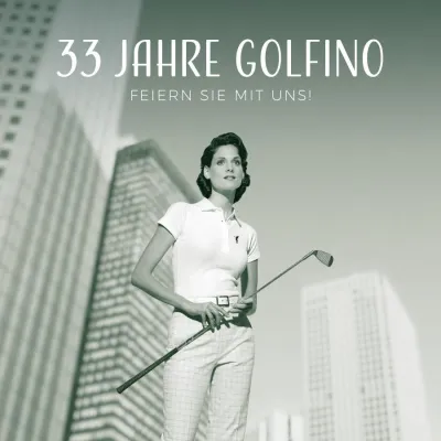 Bild: Zum 33. Geburtstag überrascht GOLFINO mit vielen Jubiläumsaktionen