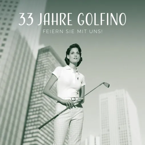 Bild: Zum 33. Geburtstag überrascht GOLFINO mit vielen Jubiläumsaktionen