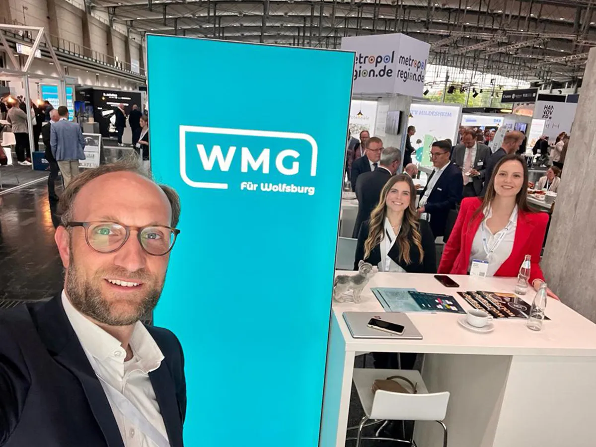 WMG präsentiert Wirtschaftsstandort Wolfsburg auf der Real Estate Arena in Hannover (© WMG Wolfsburg)