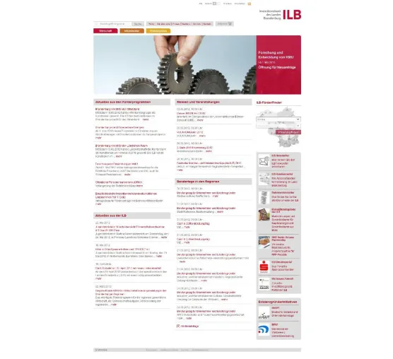 Bild: Internetagentur kernpunkt GmbH realisiert neue Website für die Investitionsbank des Landes Brandenburg