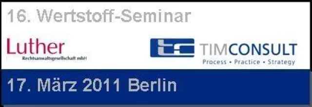 Bild: Erfolgreiches 16. Wertstoff-Seminar in Berlin
