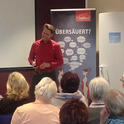 Bild: Vorträge von Roland Jentschura im Vitalis Gesundheitszentrum Düsseldorf Benrath