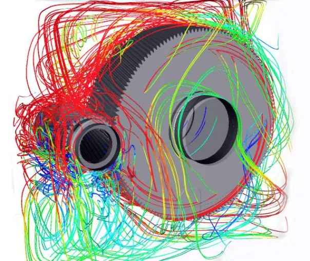 Bild: Berechnung und Simulation Rahmen des Getriebebaus