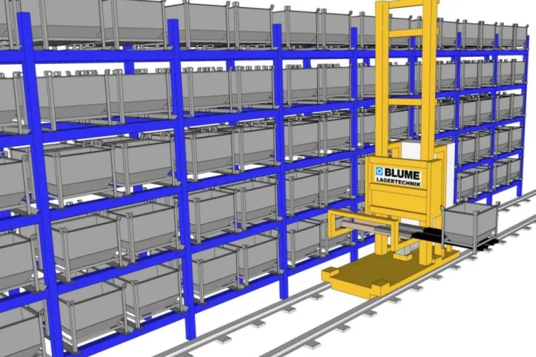 BLUME LAGERTECHNIK realisiert neues vollautomatisches Lager- und Kommissioniersystem für EJOT Bild: BLUME LAGERTECHNIK realisiert neues vollautomatisches Lager- und Kommissioniersystem für EJOT