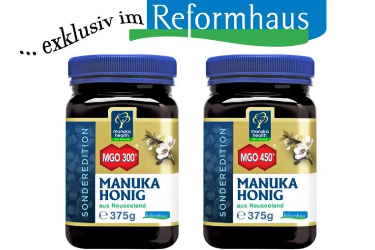 Bild: Limitierte Sonderedition Manuka Honig im Reformhaus® erhältlich – ein Spezialist sogar im heißen Tee