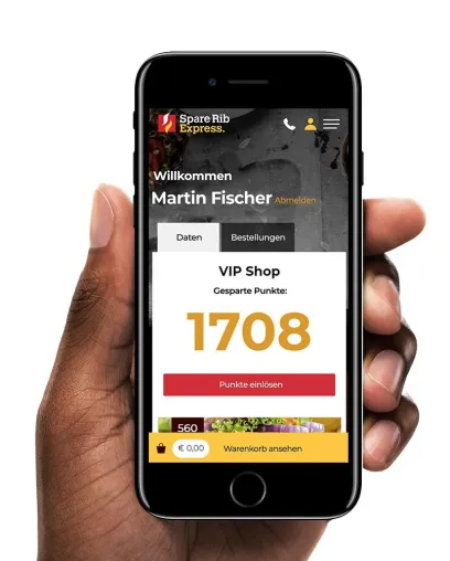 Bild: Spare Rib Express bringt eine neue Bestell-App auf den Markt