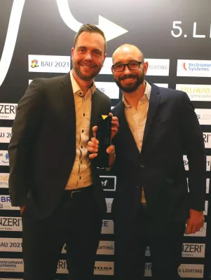 Bild: HT Group und guttenberger+lichttechnik gewinnen Luxi LICHT-Preis in der Kategorie Innovation
