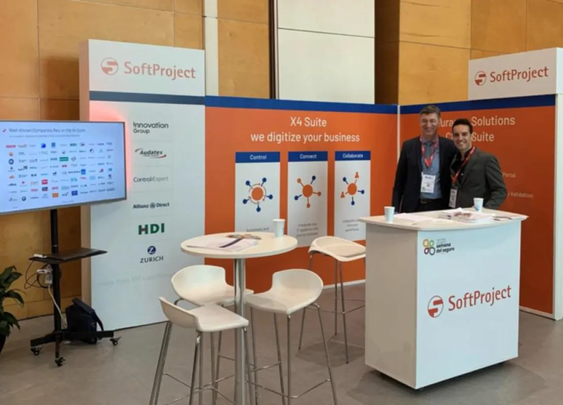 Dirk Detmer, GF der SoftProject GmbH, mit Jesús González Corrales, Country Manager für Spanien