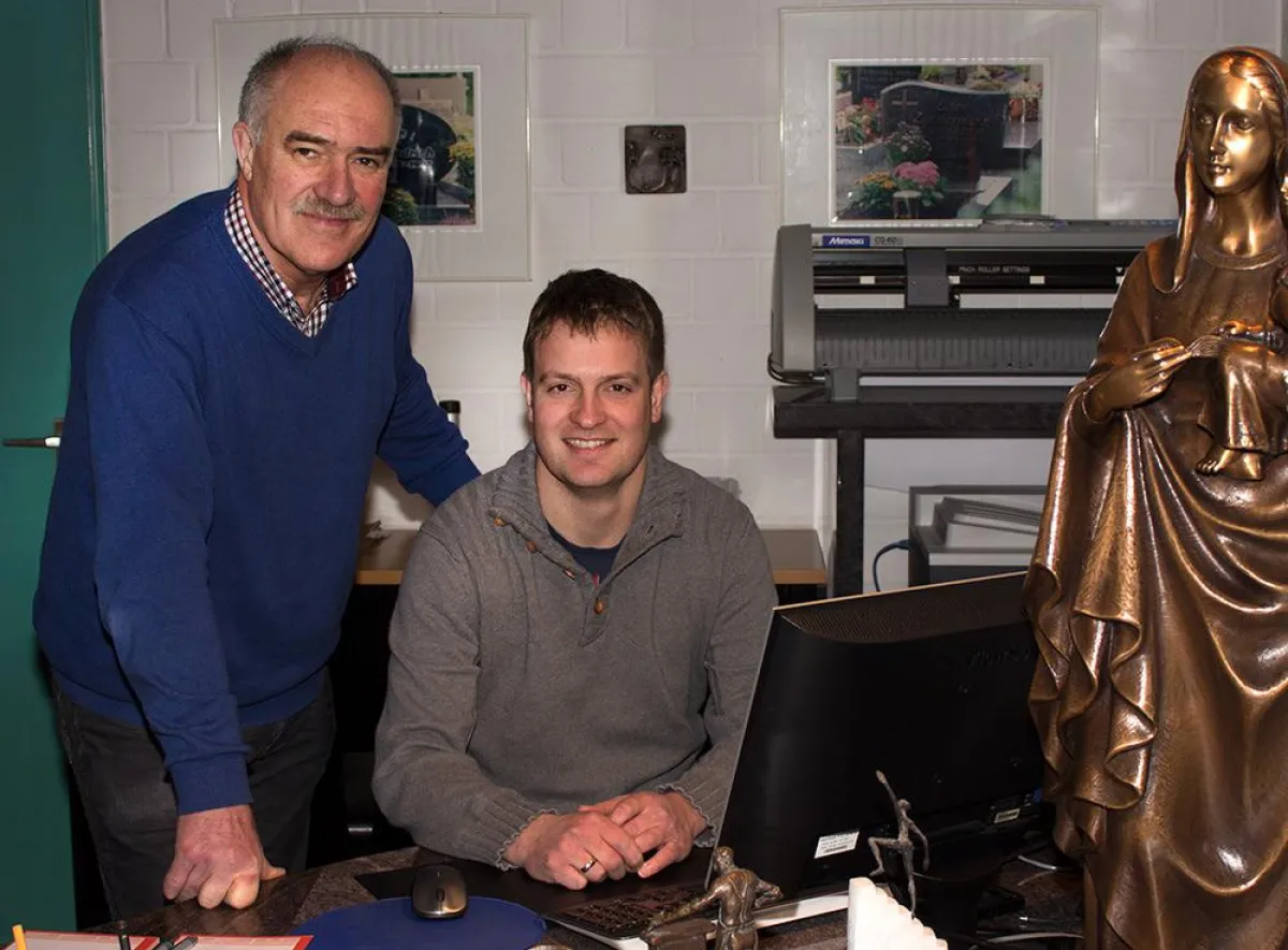 Ein starkes Team: Rainer Schlemper und Sohn Christian