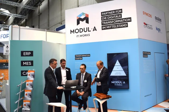 Modula vereint ERP und MES bis in den Shopfloor Bild: Modula vereint ERP und MES bis in den Shopfloor