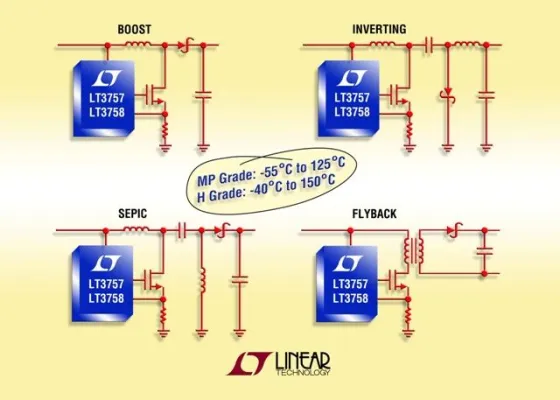 Bild: Linear Technology: DC/DC-Wandler-Controller für Stromversorgungen