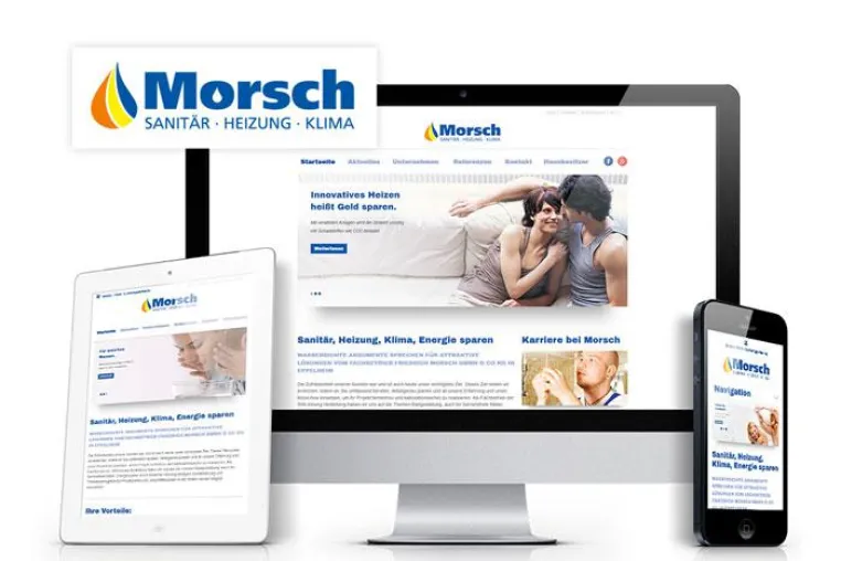 Neue Website für Morsch Sanitär Heizung Klima in Heidelberg Bild: Neue Website für Morsch Sanitär Heizung Klima in Heidelberg