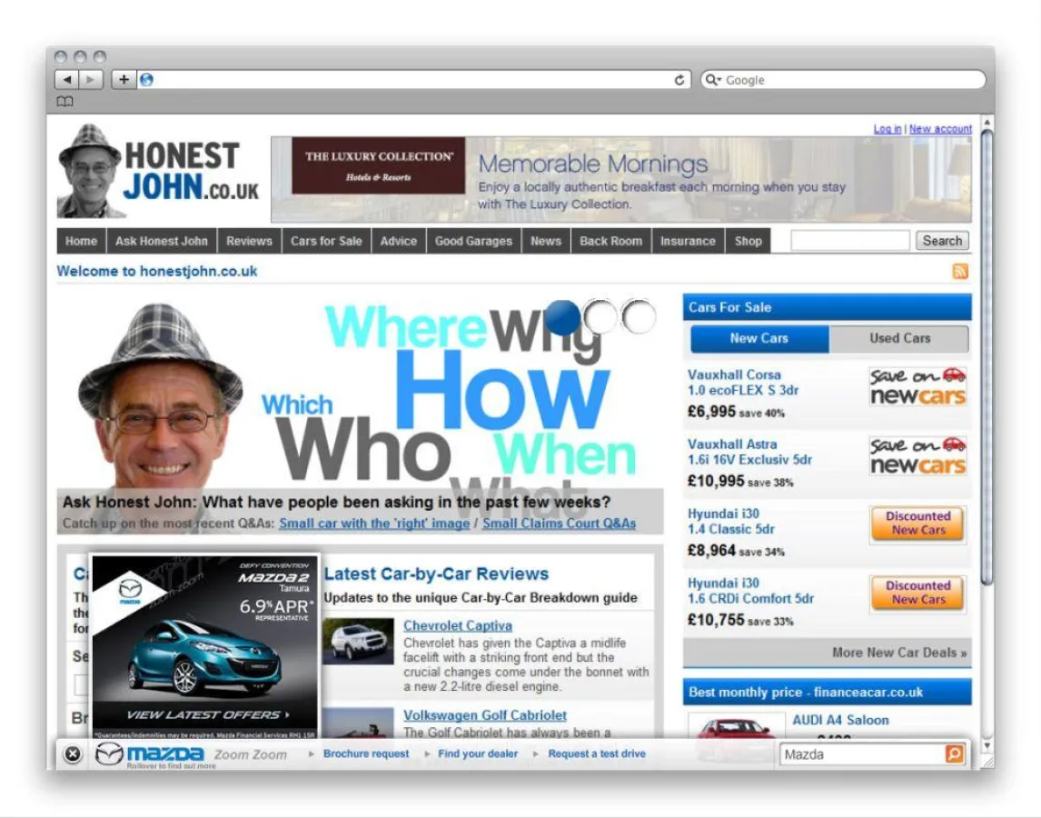 Die Vibrant Bar für Mazda