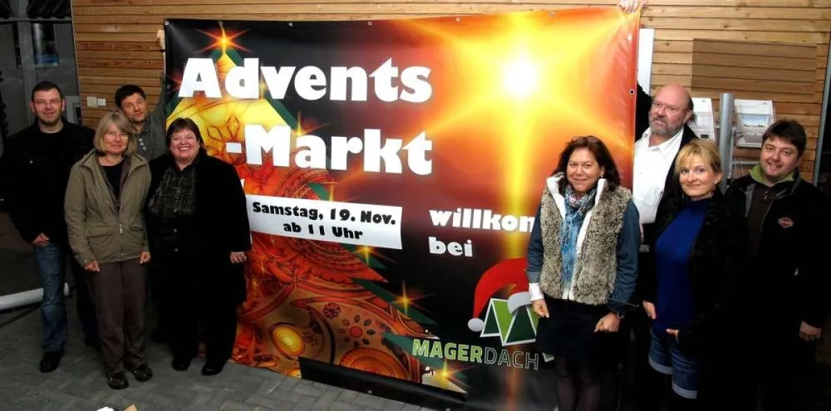Die Teilnehmer des Adventsmarktes freuen sich auf die Veranstaltung.