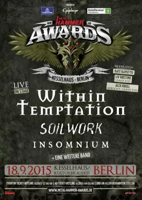 Metal Hammer Awards 2015 Bild: Metal Hammer Awards 2015