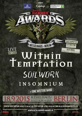 Metal Hammer Awards 2015 Bild: Metal Hammer Awards 2015