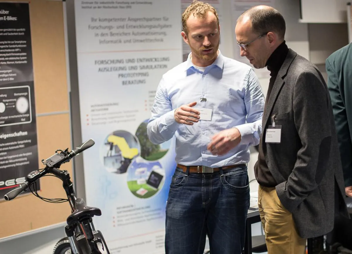 Forschungsshow 2013 auf dem Campus der Hochschule Harz.