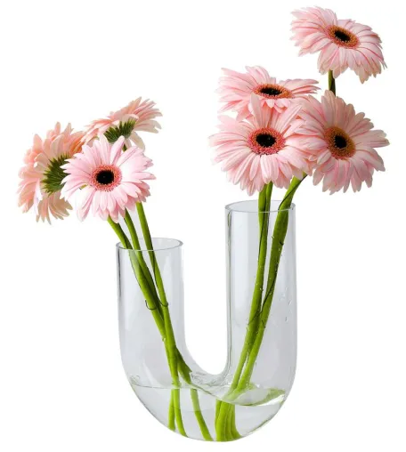 Neues zur Tendence-Messe 2007: Vase in U-Form für kreative Blumenfreunde Bild: Neues zur Tendence-Messe 2007: Vase in U-Form für kreative Blumenfreunde