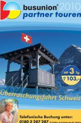 Busunion - Die neuen Partner Touren 2010 Bild: Busunion - Die neuen Partner Touren 2010