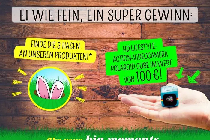 Bild: Polaroid Cube Lifestyle Kamera passt in jeden Osterkorb