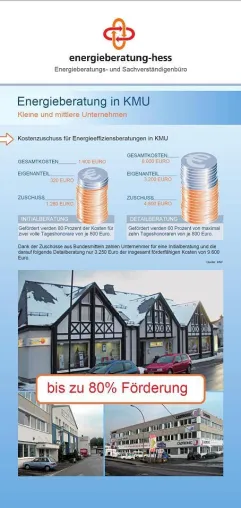 Energieeffizienzberatung für Kleine und Mittlere Unternehmen Bild: Energieeffizienzberatung für Kleine und Mittlere Unternehmen
