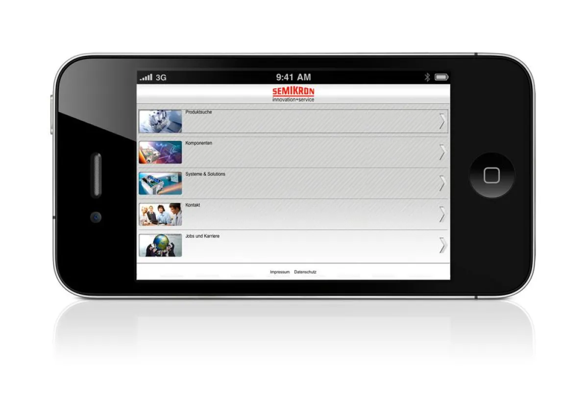 Immer und überall erreichbar: mobile.semikron.com