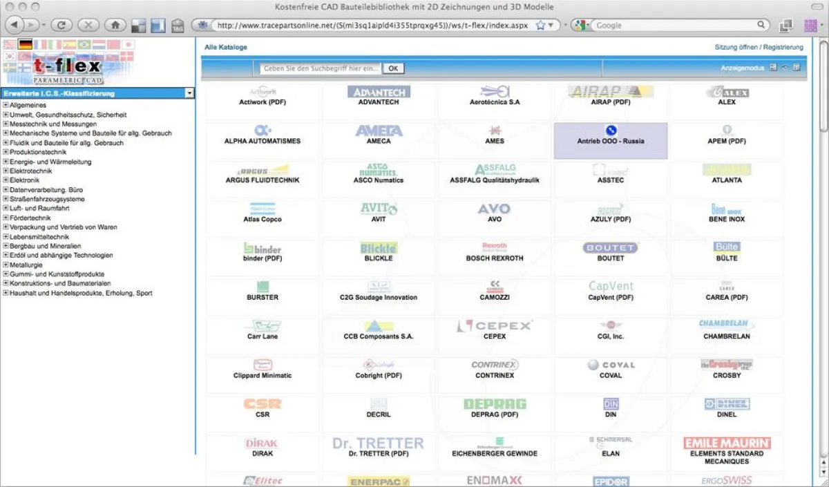 T-Flex Anwender können ab sofort auf Millionen von  Kauf- und Normteilen von führenden Herstellern zugreifen.