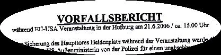 Bild: Einschränkungen der Pressefreiheit während USA - EU Gipfel