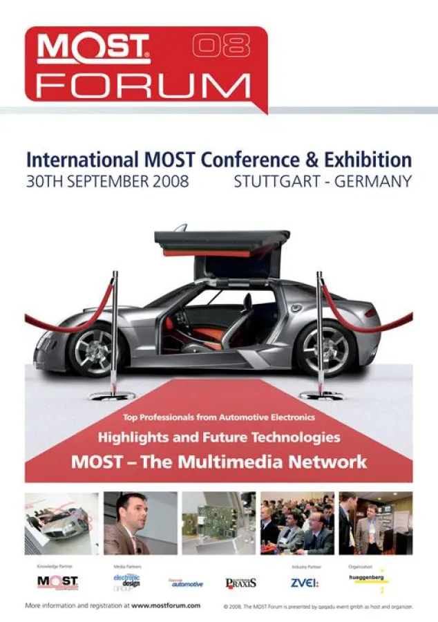 Das MOST Forum 2008 präsentiert MOST Infotainment Highlights und Trends.