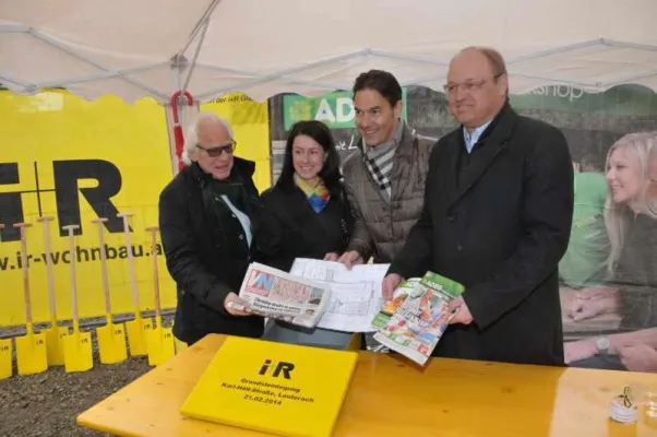 Grundsteinlegung für Projekt Sonnenwies in Lauterach Bild: Grundsteinlegung für Projekt Sonnenwies in Lauterach