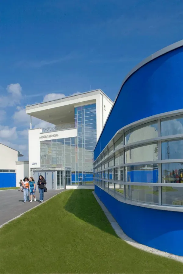 Eingangssituation der Elementary School