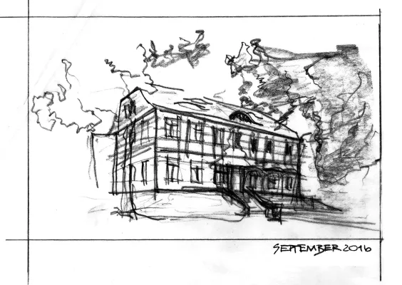 Bild: Grenzland-Haus nähert sich der Fertigstellung