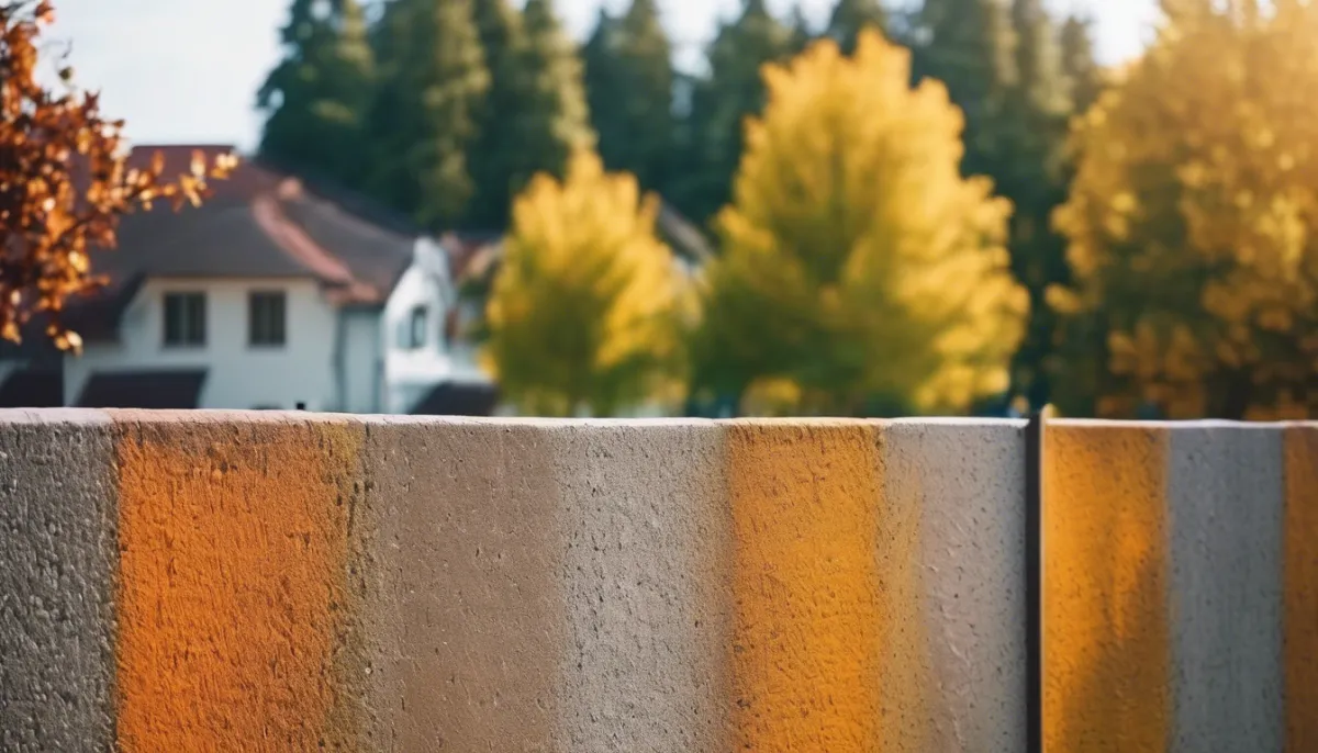 Betonzaun aus Polen