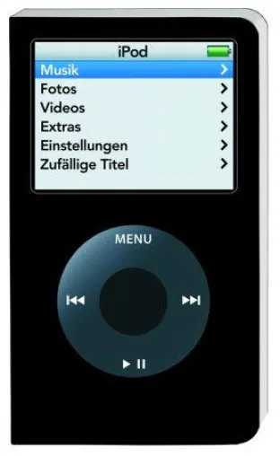 Das Buch im kultigen iPod-Look Bild: Das Buch im kultigen iPod-Look
