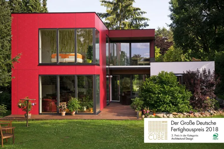 Bild: MAX-HAUS® GmbH aus Brandenburg platziert sich beim Großen Deutschen Fertighauspreis 2018