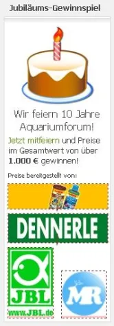 Bild: Aquariumforum feiert 10jährigen Geburtstag