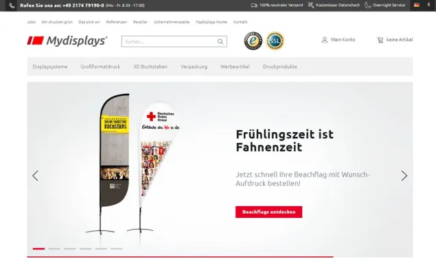Bild: mydisplays.net ab sofort im brandneuen Look!