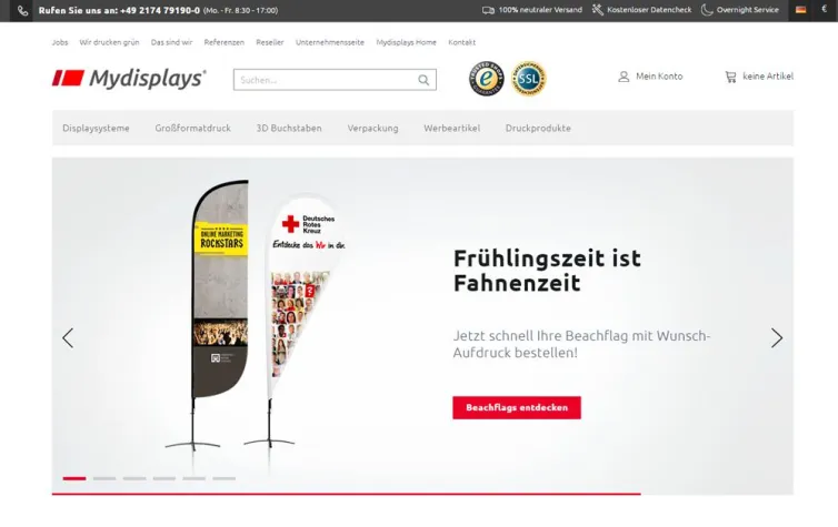 Bild: mydisplays.net ab sofort im brandneuen Look!