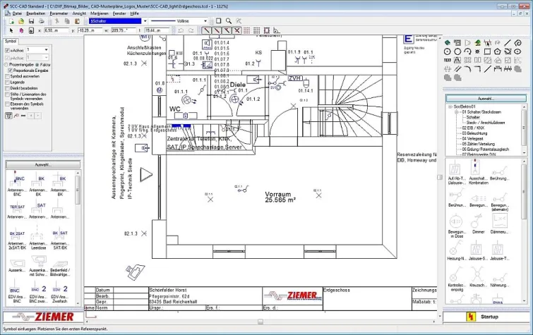 Kostengünstiges und einfaches CAD-Programm von ZIEMER Bild: Kostengünstiges und einfaches CAD-Programm von ZIEMER