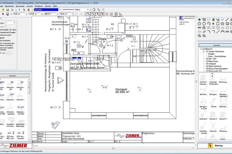 Bild: Kostengünstiges und einfaches CAD-Programm von ZIEMER