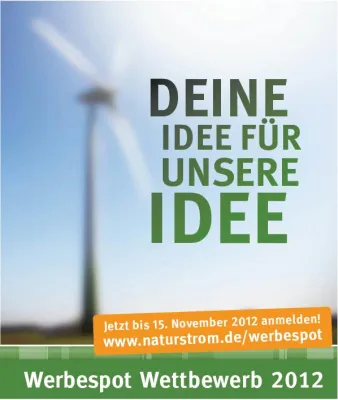 Bild: Chance für den Nachwuchs: Werbespot-Wettbewerb der NATURSTROM AG