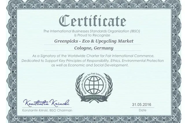Bild: Greenpicks unterzeichnet Worldwide Charter for Fair International Commerce