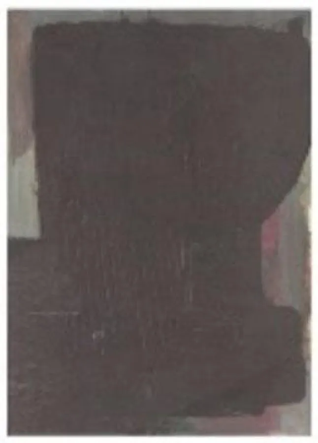 Regina Conrad, ohne Titel, Öl auf Papier, 2012