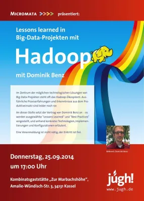 Bild: Rückblick der JUGH: "Lessons learned in Big-Data-Projekten mit Hadoop" mit Dominik Benz