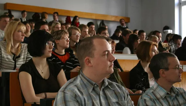Bild: Begrüßung der Erstsemester-Studierenden zum Sommersemester 2008 an der Hochschule Harz