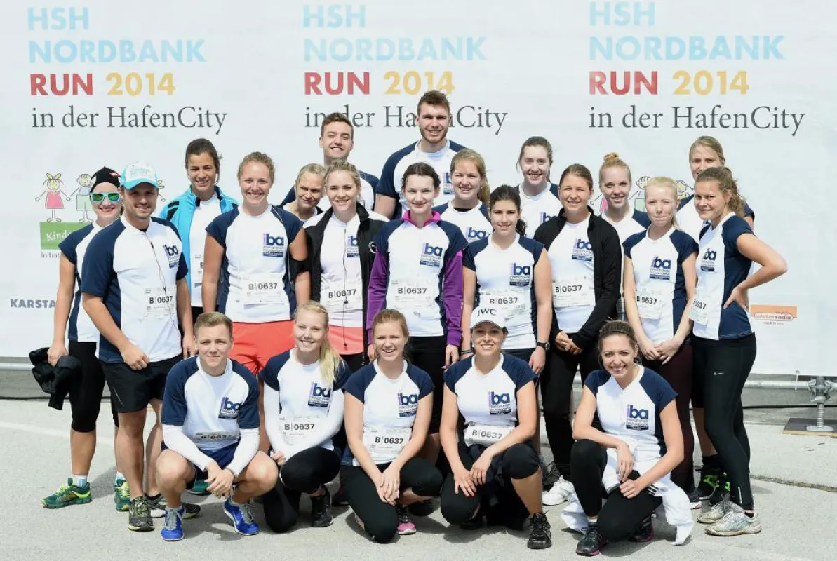 IBA-thleten Team bei HSH Run