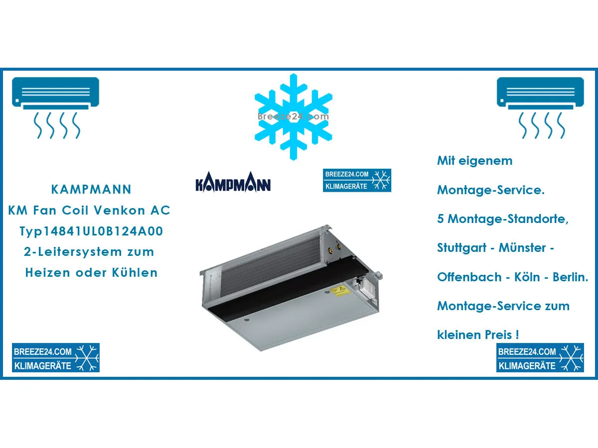 KM Fan Coil Venkon AC Typ14841UL0B124A00