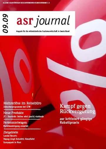 Bild: asr nimmt Kampf gegen Rückvergütung auf. Septemberausgabe des asr-Journals erschienen