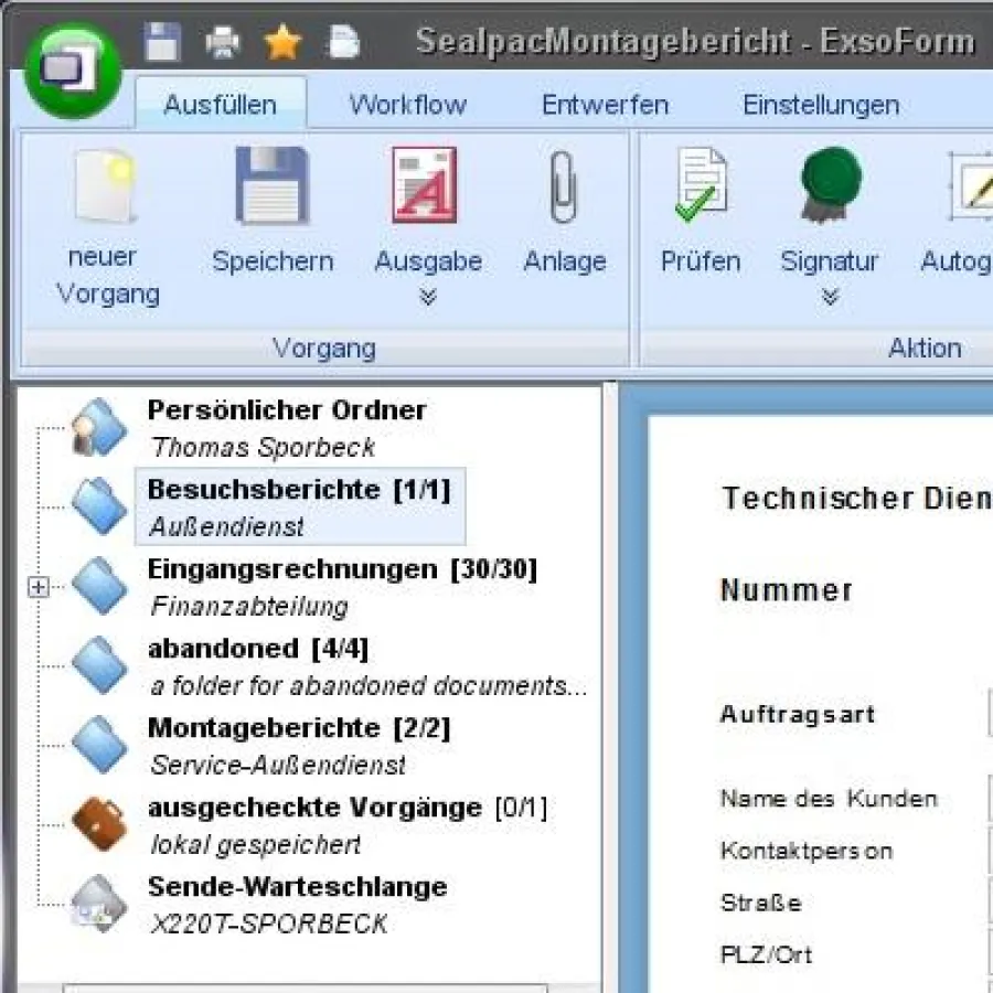 ExsoForm 1.2 kommt mit einer NoSql-Dokumentendatenbank