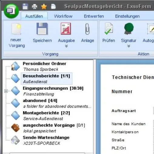 Bild: ExsoForm 1.2: Vorstellung auf eEvolution-Konferenz am 2. März